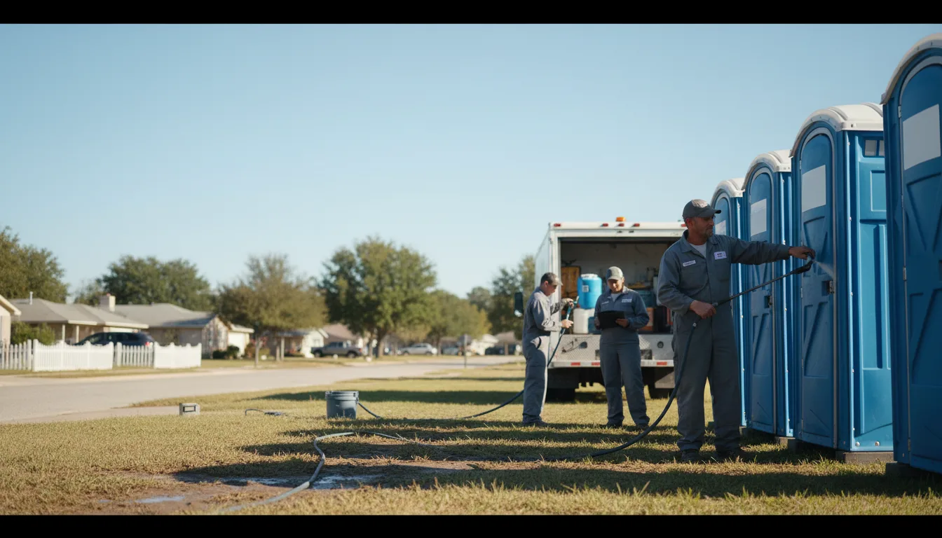 Long-Term Portable Toilet Rental in Redding, CT near me